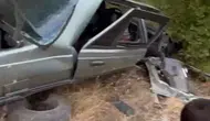 Mersin'de 50 metrelik uçuruma yuvarlanan otomobilin sürücüsü kurtarıldı