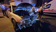 Batman Gültepe'de gece vakti trafik kazası İki yaralı