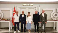 Alanyaspor yönetiminden Başkan Vekili Özdemir'e nezaket ziyareti