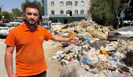 Buca'da yol kenarı çöp ve molozla doldu, esnaf isyan etti