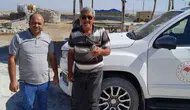 Karapınar'da yaralı bulunan kızıl şahin çiftçinin şefkatiyle yaşama tutundu