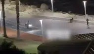 Mersin sahilinde motosiklet şovu yapan sürücüye ağır fatura