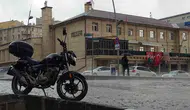 Erzurum'da aniden bastıran dolu hayatı felç etti