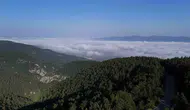 Bolu’da 1500 metrede bulutların dansı