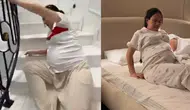 Hamile fenomenin merdiven videosu sosyal medyayı ayağa kaldırdı