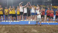 Alanya plaj voleybolunda şampiyonlar kupalarına kavuştu