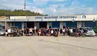 Klasik araçlar Pamukkale yolunda iyilik için buluştu