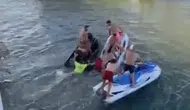 Melenağzı'nda jetski faciası Köprü ayağına çarptılar, 1 ağır yaralı