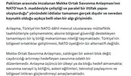 Türkiye Suudi Arabistan ve Pakistan savunma anlaşmasını savundu