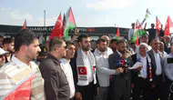 Gazze yardım konvoyuna sınır engeli Şırnak’ta protesto edildi