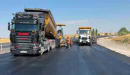 Tomarza kavşağında yol çalışması bitiyor