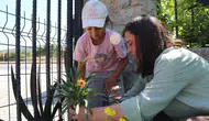 Muğlalı çocuklar toprağı işleyerek tarımı öğreniyor