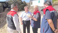 Çine yangınında zarar gören üreticiler için hasar tespiti yapılıyor
