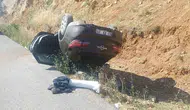 Bozüyük'te sürücü direksiyon hakimiyetini kaybetti, otomobil takla attı