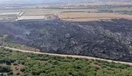 Karacabey'de korkutan yangın fabrikaya ulaşmadan durduruldu