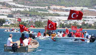 Mersin sularında 30 Ağustos coşkusu: Amatör balıkçılardan dev zafer konvoyu