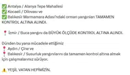 Türkiye orman yangınlarıyla mücadele ediyor