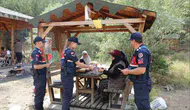 Jandarma orman yangınlarına karşı Bayburt’ta sahaya indi