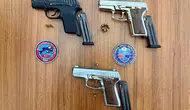 Adliye yolundaki silahlı gruba polis engeli