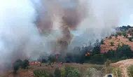 Pütürge yangınına havadan ve karadan müdahale ile kontrol geldi