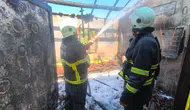 Kırıkhan’da çıkan yangın bir evi kül etti