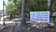 Spil Dağı’nda hafta sonu çocuklarla kamp kurdular