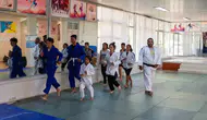 Efelerli çocuklar yaz tatilini judo ile disipline ediyor