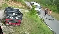 Zonguldak Ereğli yolunda servis ve otomobil çarpıştı