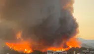 Fethiye'de akşam saatlerinde orman yangını Karagedik Mahallesi'ne yakın bölgede alevlere müdahale sürüyor