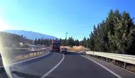 Safranbolu'da korku dolu anlar Hatalı sollama kazaya saniyeler kala önlendi