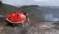 Düzce'de fındık bahçesinde çıkan yangın korkuttu