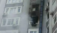 Antalya Konyaaltı'nda bir apartman dairesinde yangın çıktı