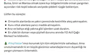 Ege ve Marmara için orman yangını uyarısı