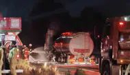 Köyceğiz'de tanker yangını ormanı tehdit etti Ekipler alevlere hızla müdahale etti