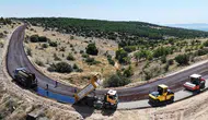 Denizli’de dört ilçeyi bağlayan toprak yol asfaltla tanıştı