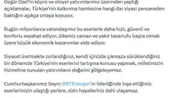 Uraloğlu'ndan Özel'e Hayalleriniz eserlerimize yetişemez