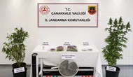 Çanakkale jandarmasından geniş çaplı uyuşturucu baskını