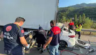 Tokat'ta tıra çarpan sürücü hayatını kaybetti