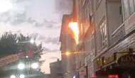 Çankırı’da apartman dairesini alevler sardı