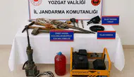 Yozgat'ta define avcılarına jandarma baskını