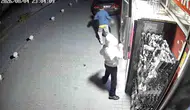 Sincan'daki markette çocukların içecek hırsızlığı kameraya yansıdı
