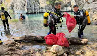 Antalya’nın su kaynağına atılan çöpler şaşırttı