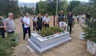 Kütahya'da şehit orman şefi Murat Yıldırım için mevlit okutuldu, kabri ziyaret edildi