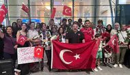 Almanya'dan 33 madalyayla döndüler, Esenboğa'da karşılandılar