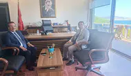 Burhaniye Kaymakamı Atilla'dan Ayvalık'a nezaket ziyareti
