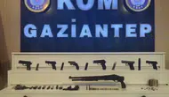 Gaziantep'te kaçak silah ve tarihi eser operasyonu