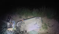 Turgutlu'da polis kovalamacası su kanalında bitti 3 yaralı
