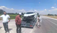 Çorum Alaca’da kavşak kazası İki kişi hastanelik oldu