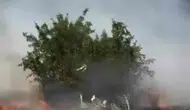 Safranbolu’da boş arazideki yangın korkuttu