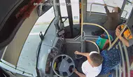 Trabzon'da otobüs şoförü hayat kurtardı